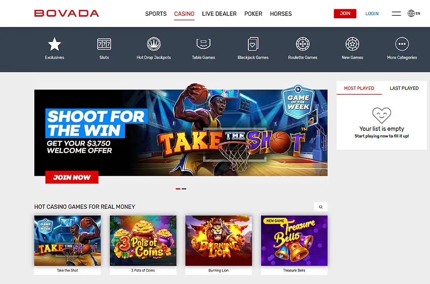 bovada casino welcome bonus