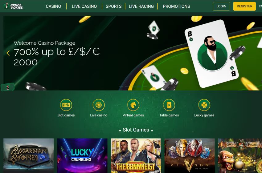 bruce pookies casino welcome bonus