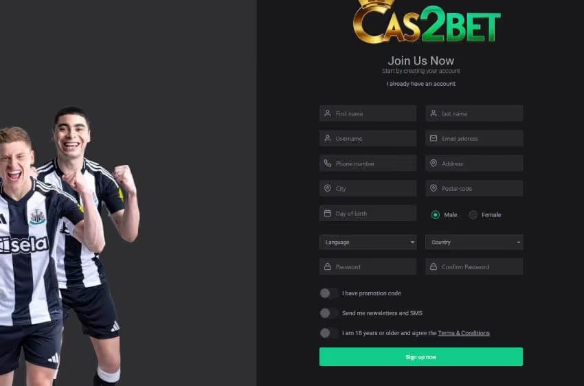 cas2bet casino new player login