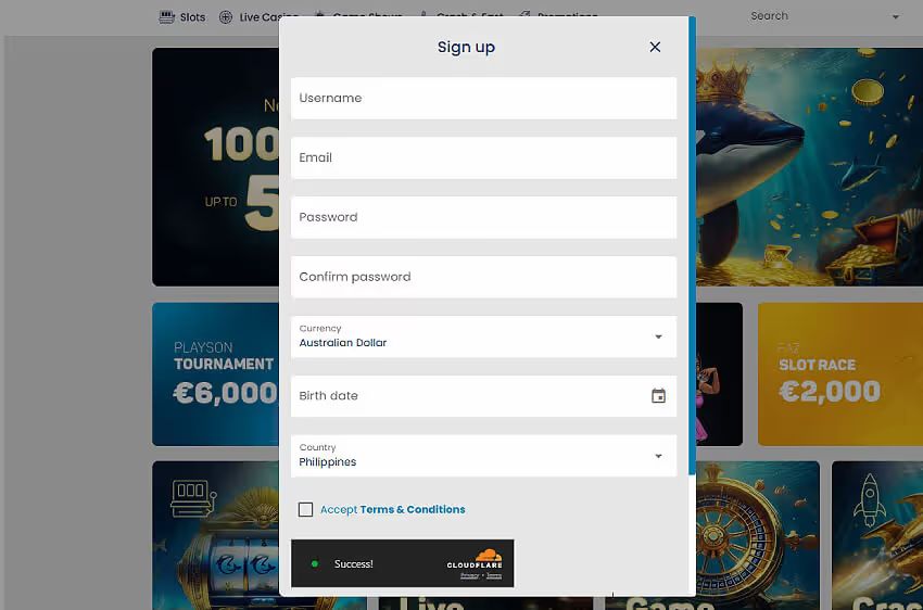casino orca new player login