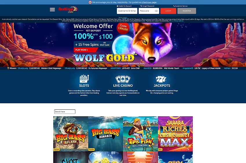 casino redkings welcome bonus