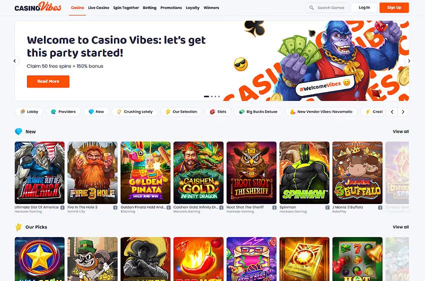 casino vibes welcome bonus