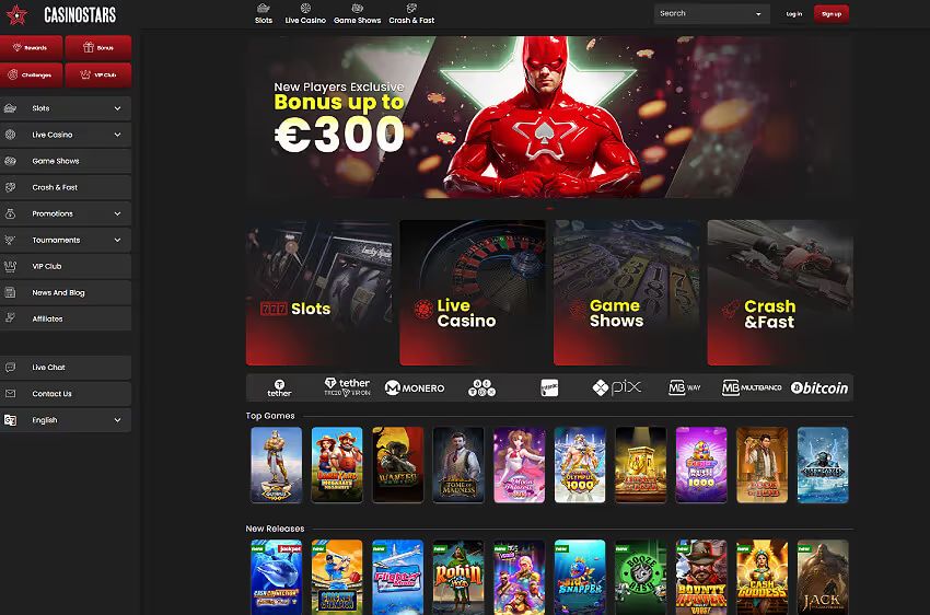 casinostars.io welcome bonus