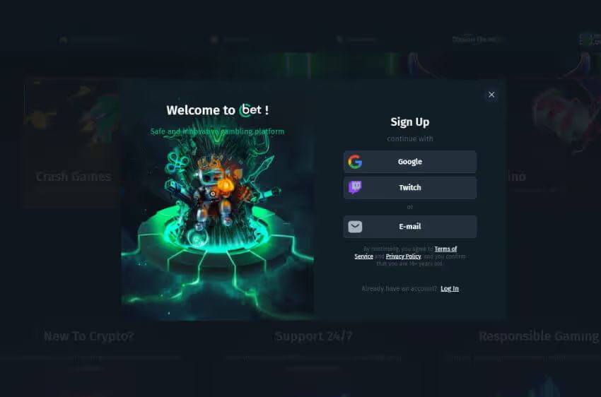 cbet casino new player login