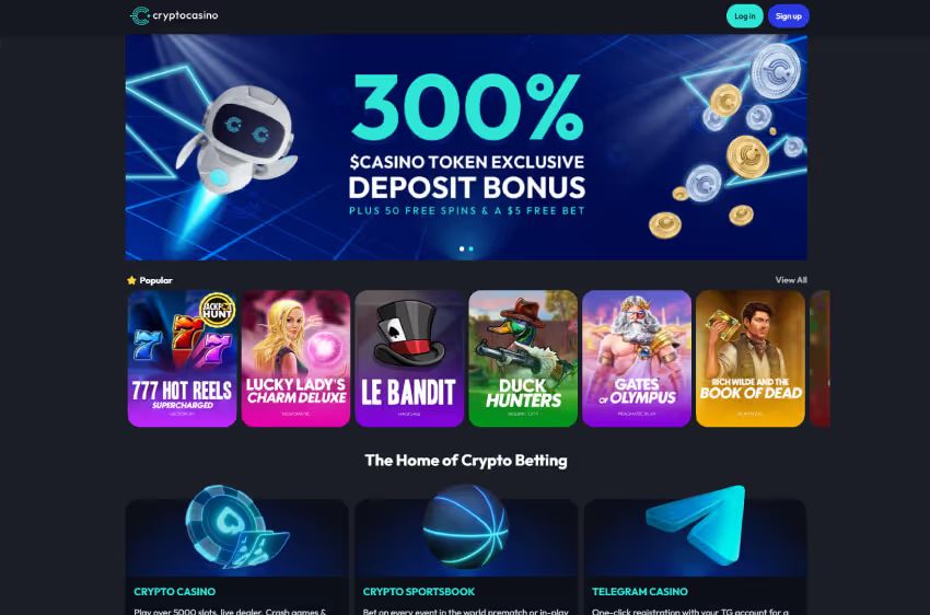 crypto casino welcome bonus