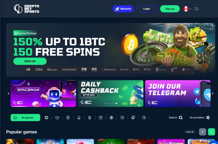 cryptobetsports casino welcome bonus