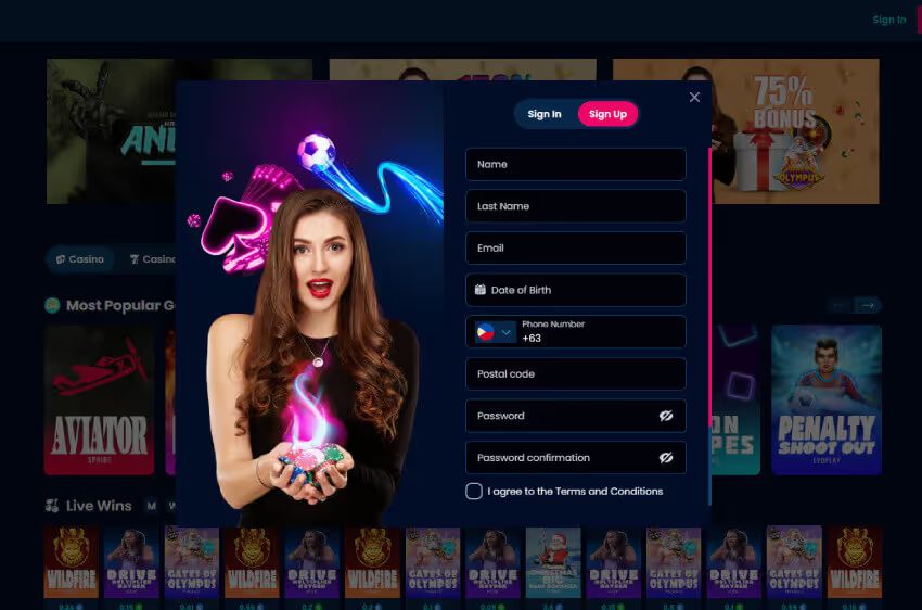 del oro casino new player login
