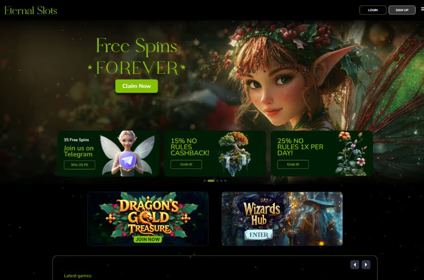 eternal slots casino welcome bonus