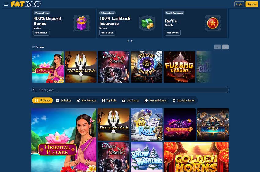 fatbet casino welcome bonus