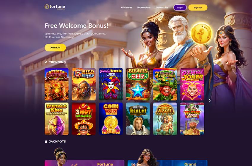 fortune coins casino welcome bonus