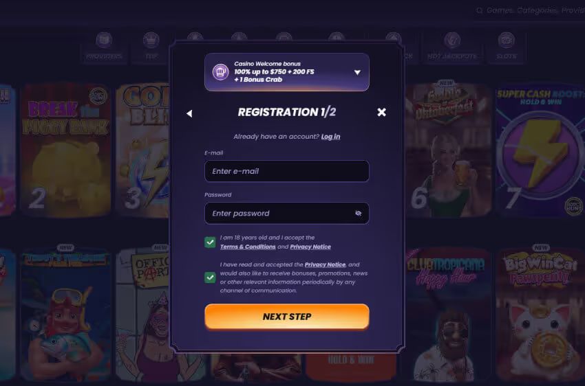funbet casino new player login