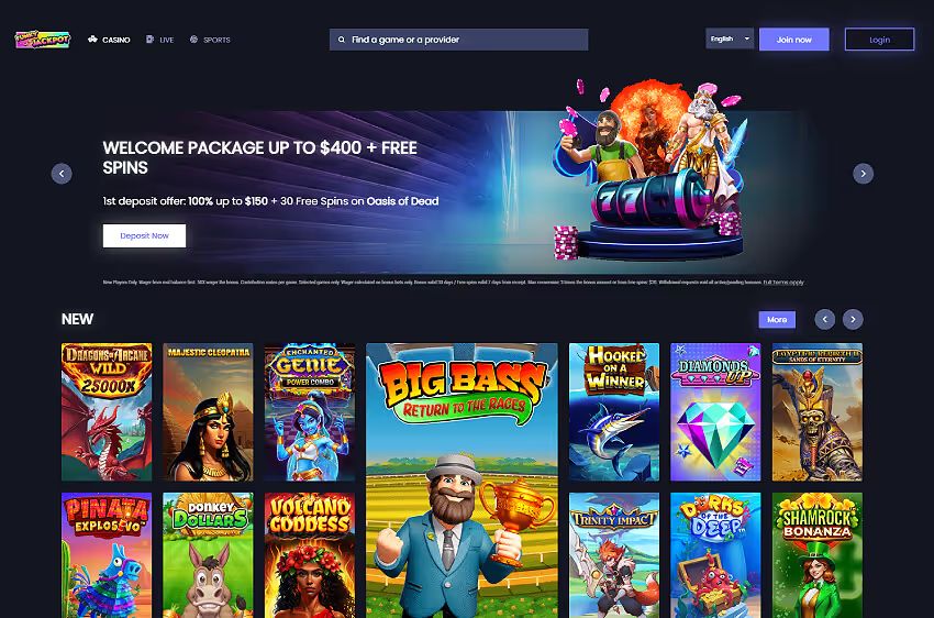 funkyjackpot casino welcome bonus