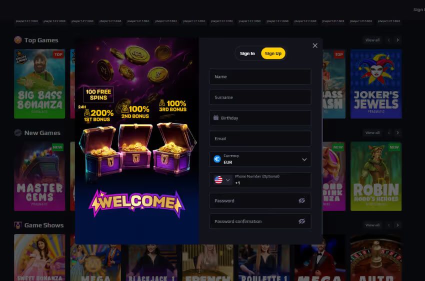 gamblits casino new player login