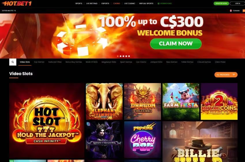 hot.bet casino welcome bonus