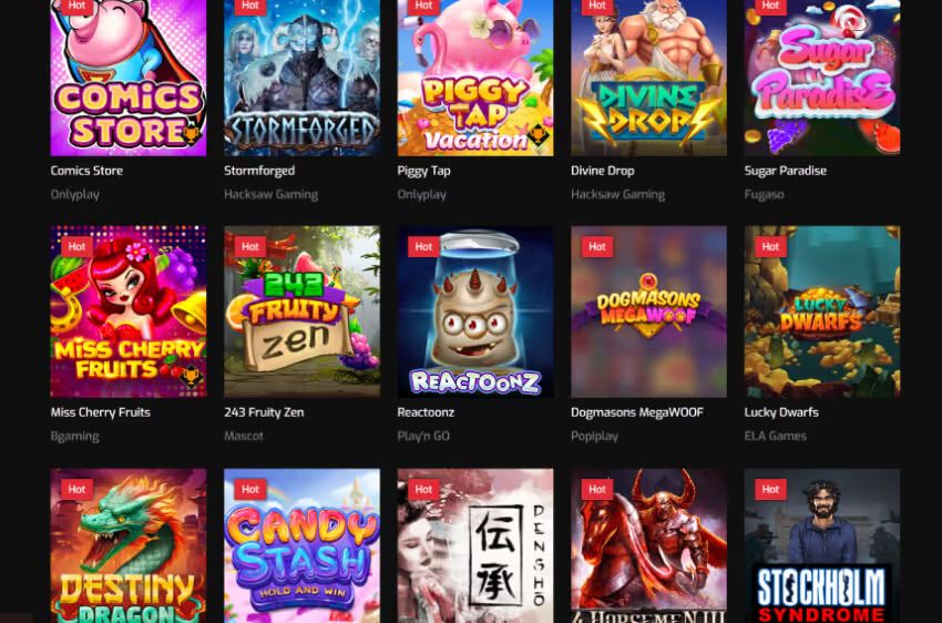 hugo casino online slots