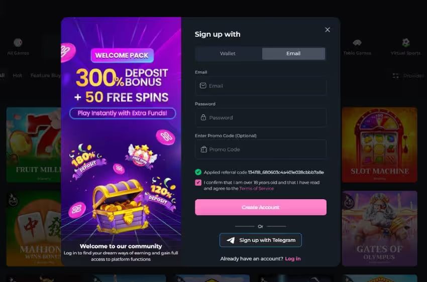 hunnyplay casino new player login