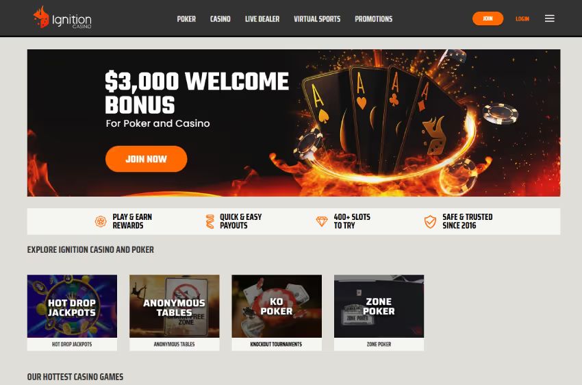 ignition casino welcome bonus