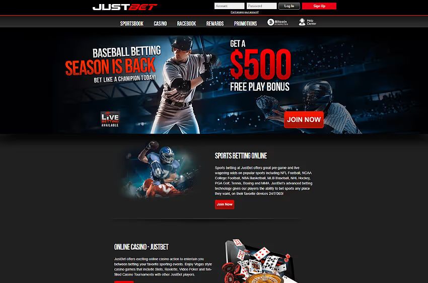 justbet casino welcome bonus