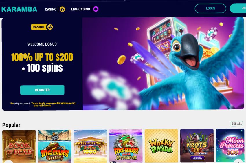 karamba casino welcome bonus