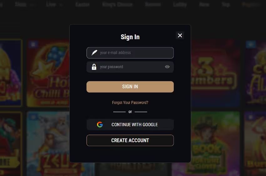 king billy casino new player login