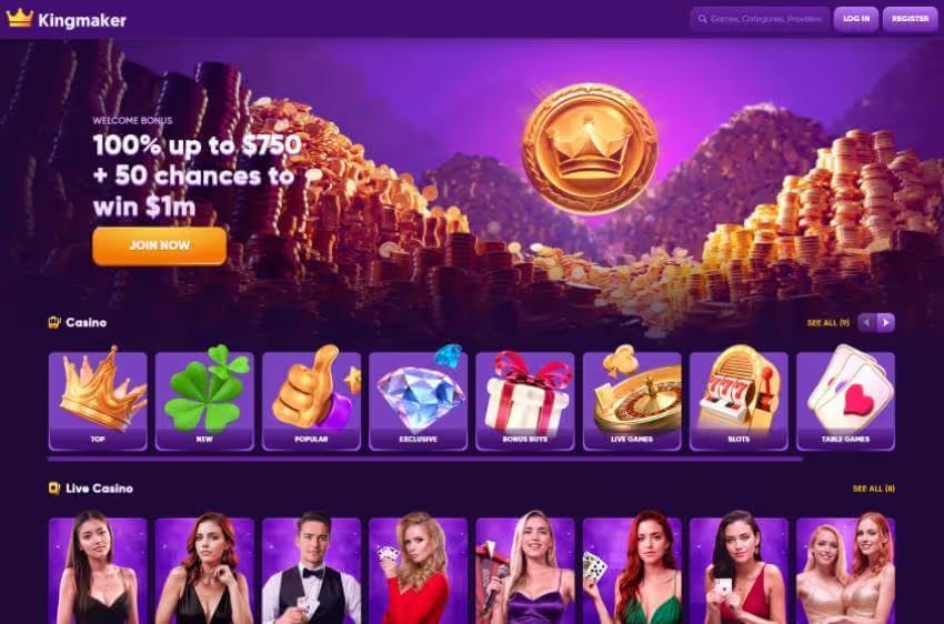 kingmaker casino welcome bonus