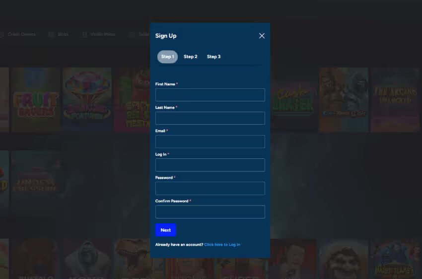 kudos casino new player login