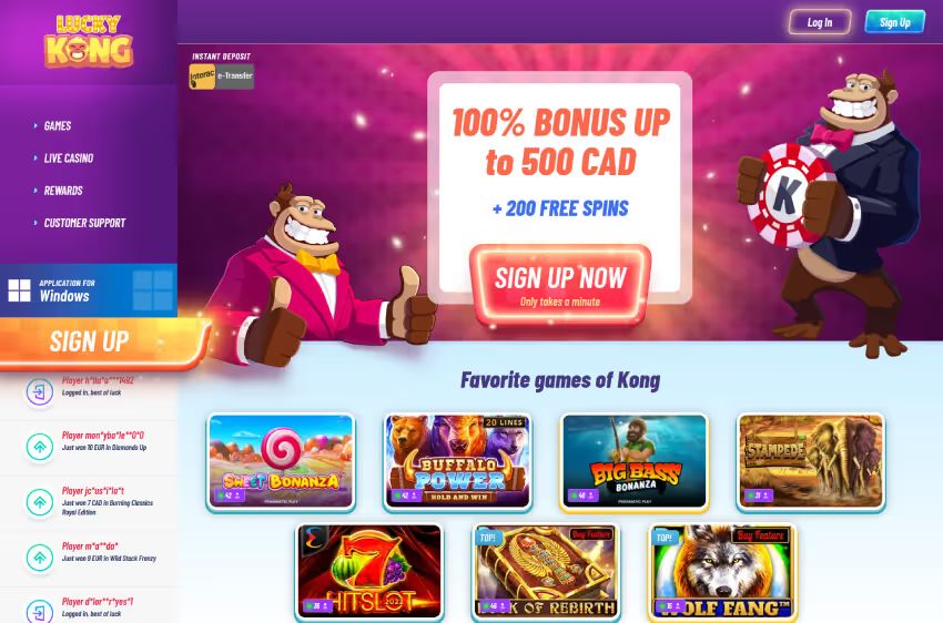 luckykong casino welcome bonus