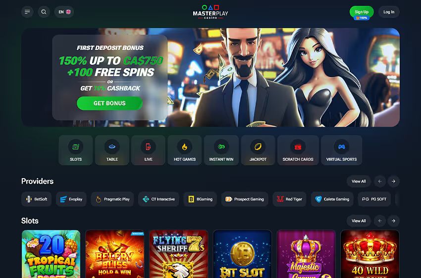 masterplay casino welcome bonus
