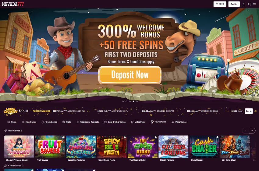 nevada777 casino welcome bonus