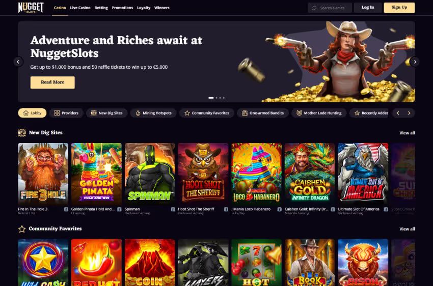 nugget slots casino welcome bonus