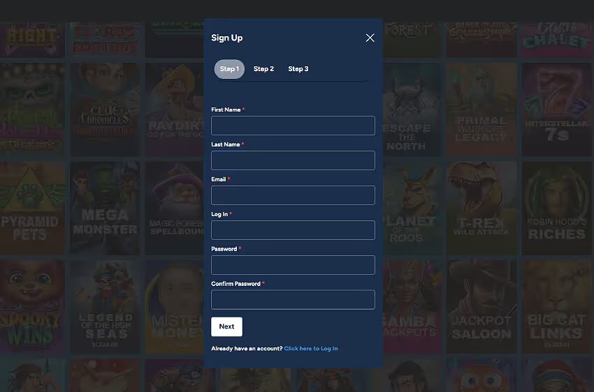 ocg casino new player login