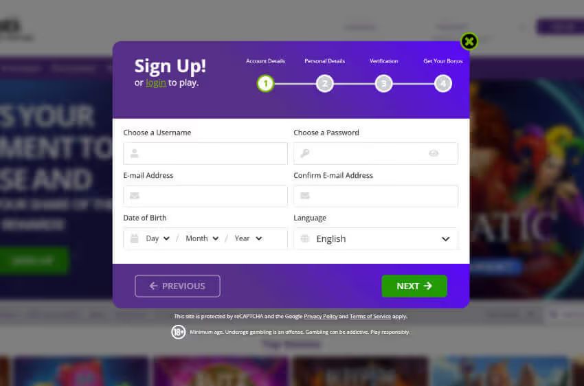 omnislots casino new player login