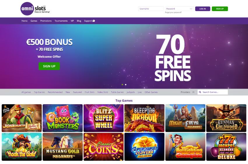 omnislots casino welcome bonus
