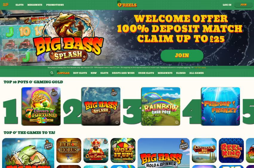 oreels casino welcome bonus