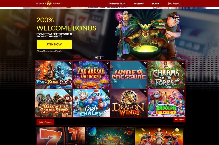 planet7 casino welcome bonus