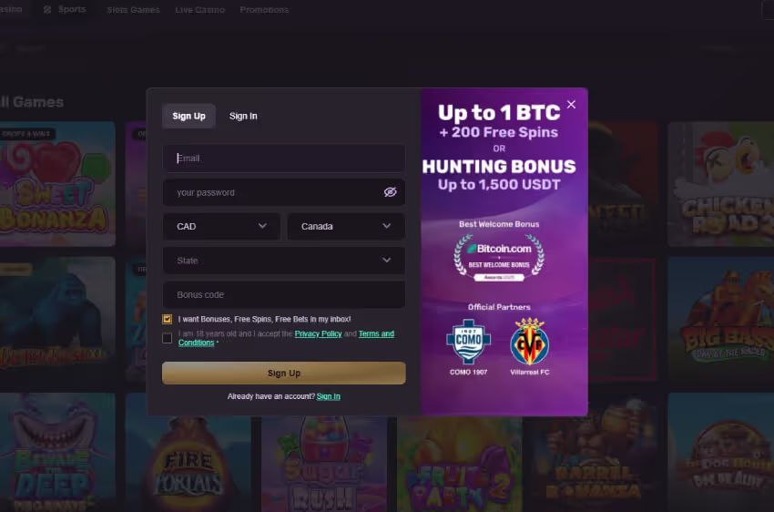 playbet.io casino new player login