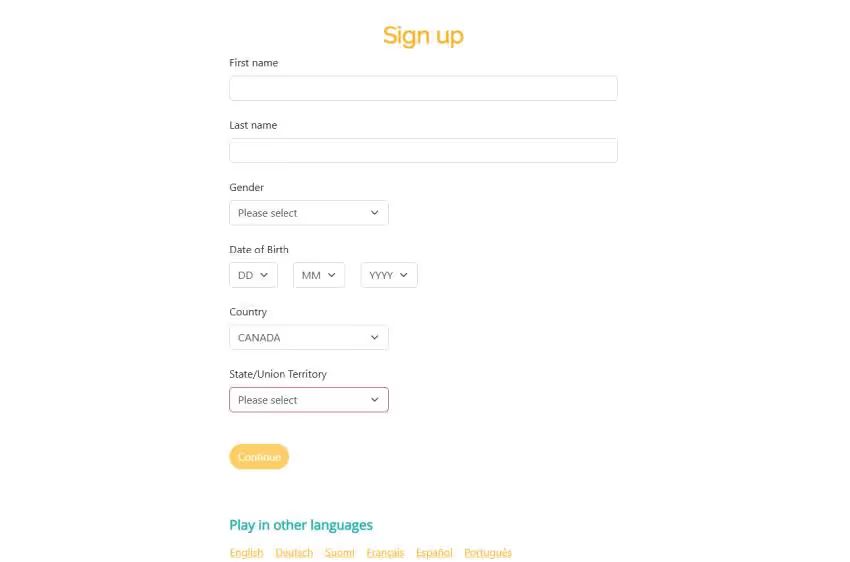 playzee casino new player login