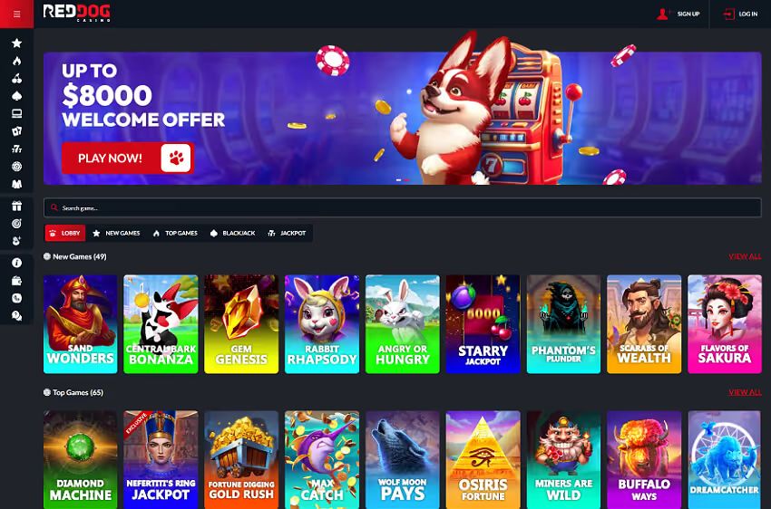 red dog casino welcome bonus