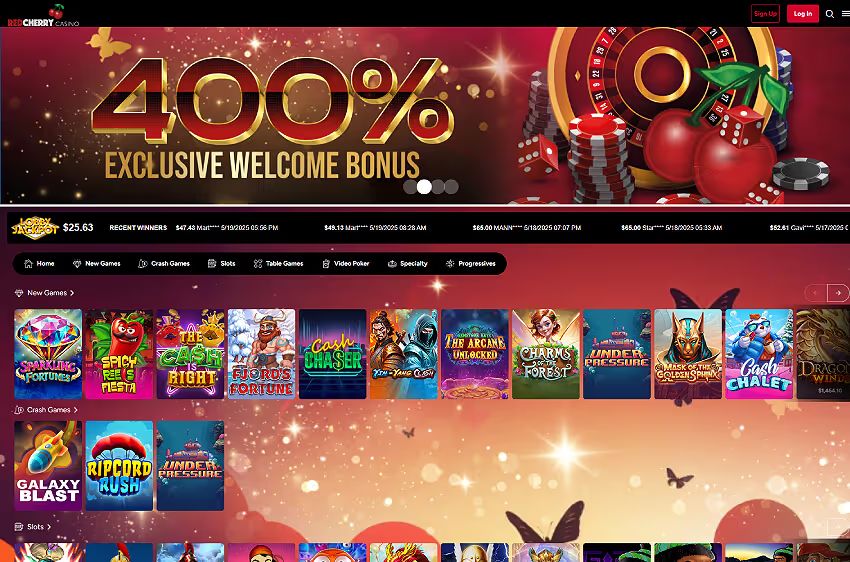redcherry casino welcome bonus