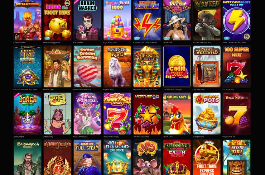 revolution casino online slots