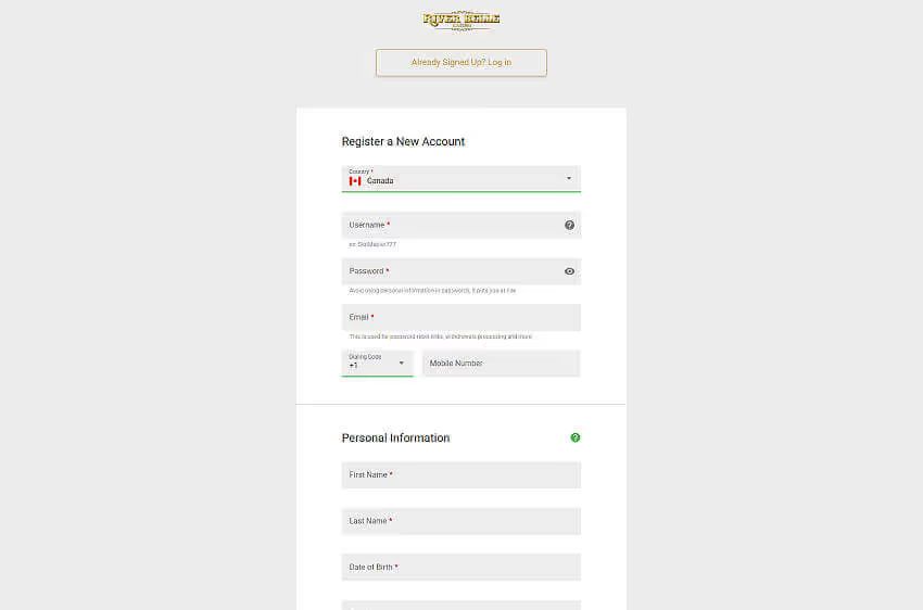 riverbelle casino new player login