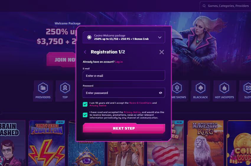 roby casino new player login