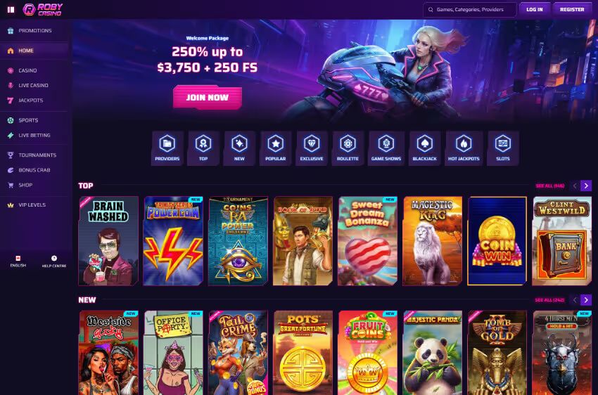 roby casino welcome bonus