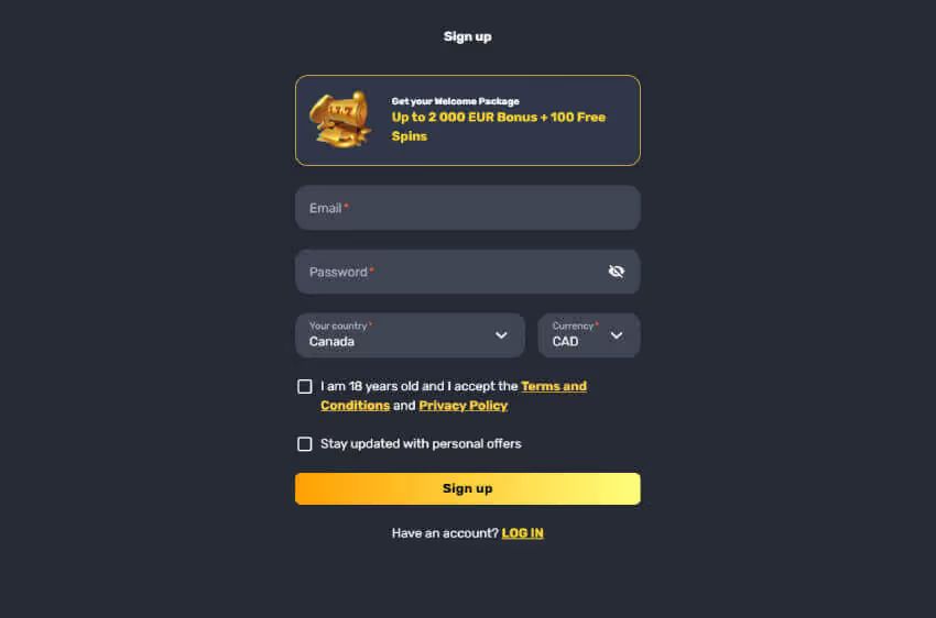 rocket play casino new player login