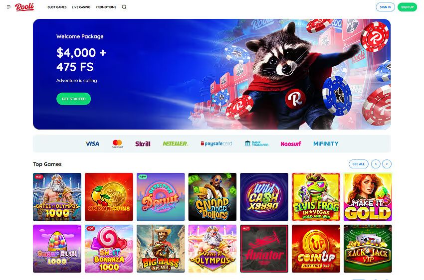 rooli casino welcome bonus