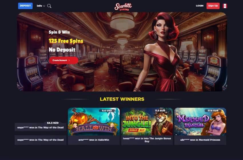 scarlett casino welcome bonus