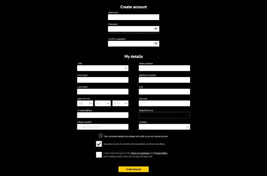 scotland casino new player login