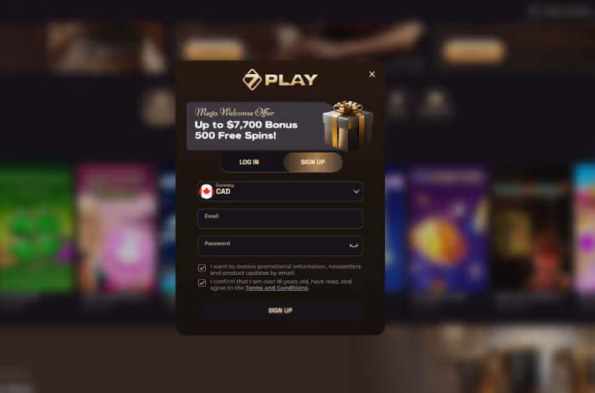 sevenplay casino new player login