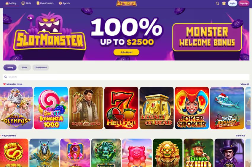 slotmonster casino welcome bonus