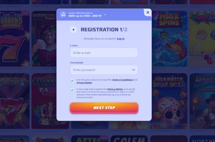 spinrollz casino new player login